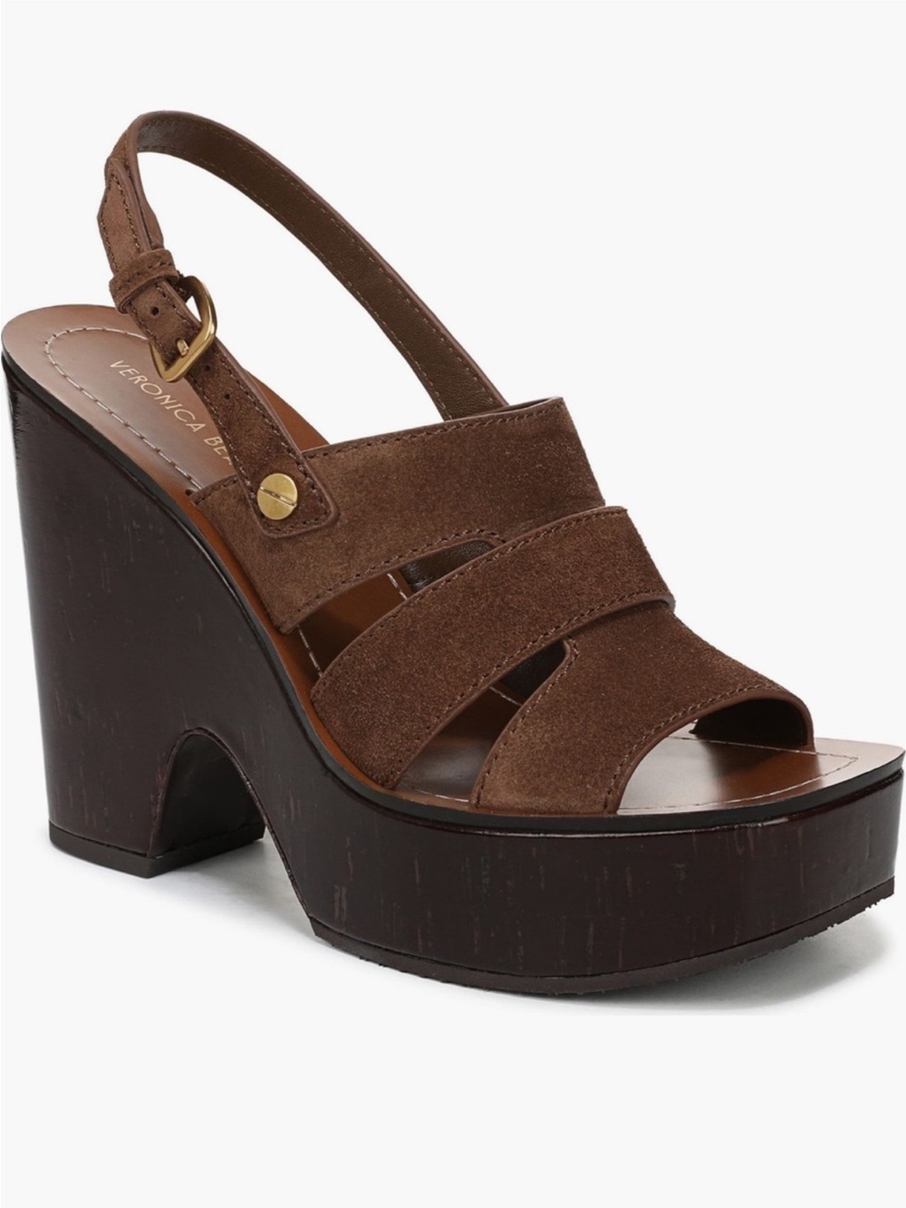 Veronica Beard Peony Slingback Platform Sandal